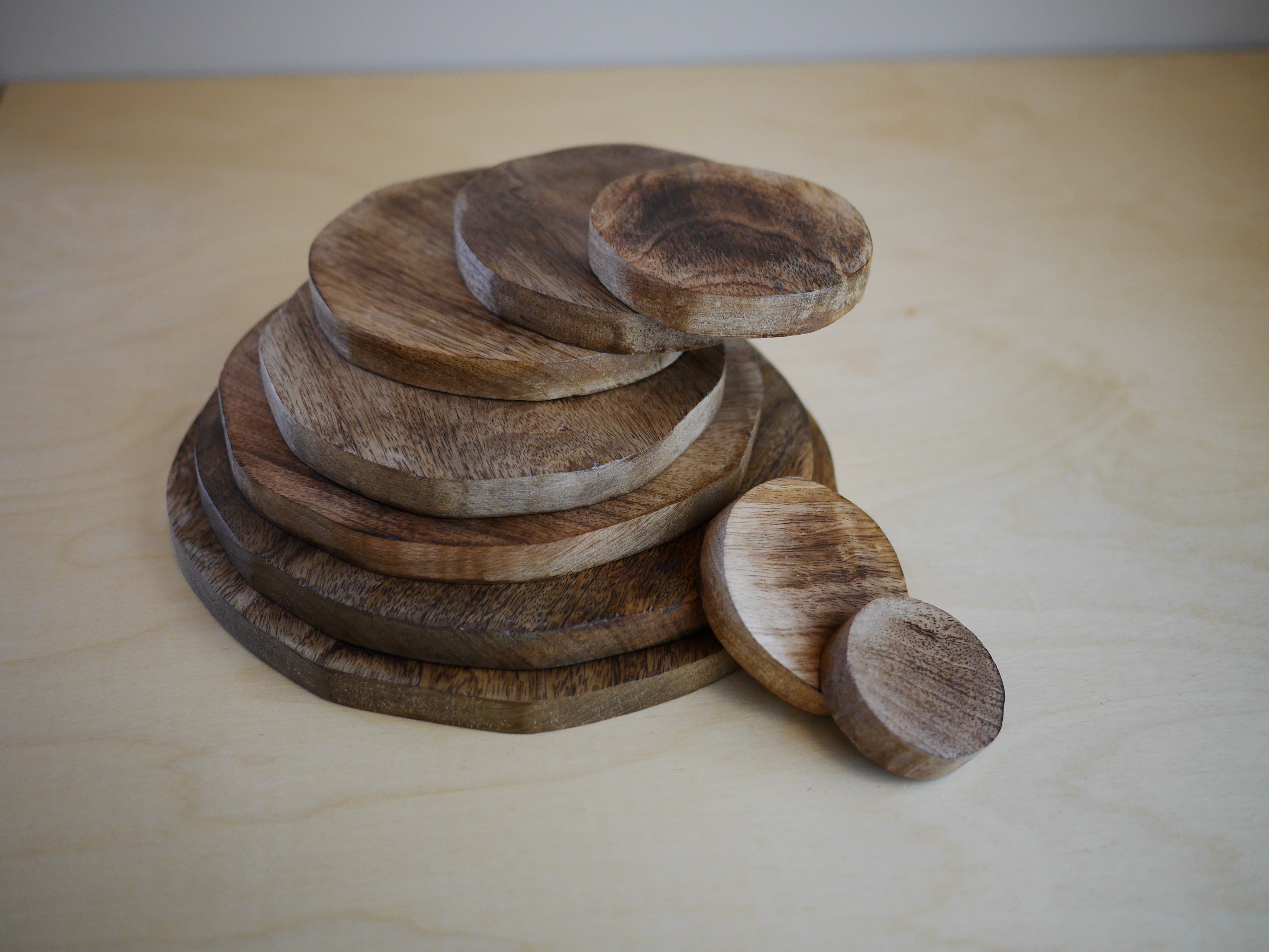 Wooden Stacking Discs