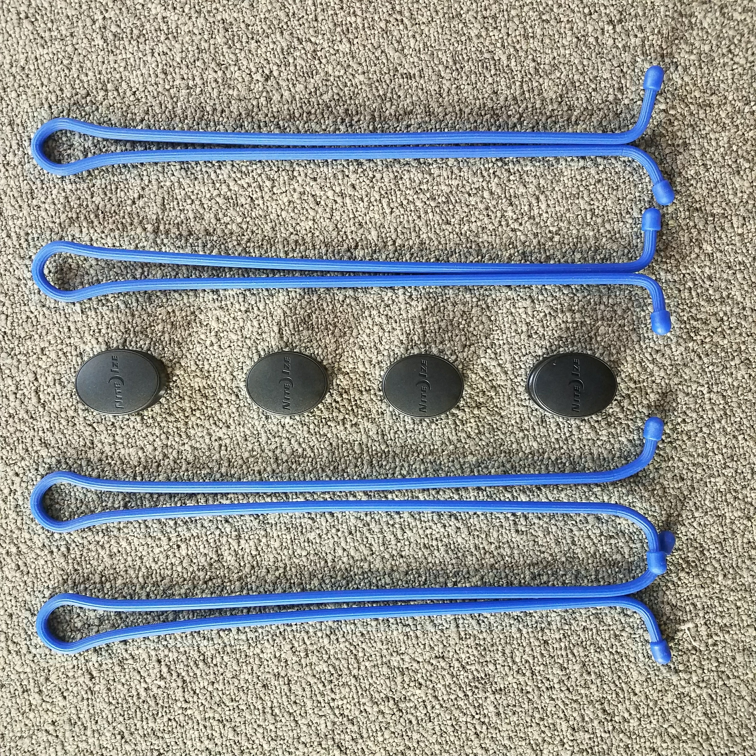 Gear Tie Reusable Rubber Twist Tie 18" - 2 Pack - Blue