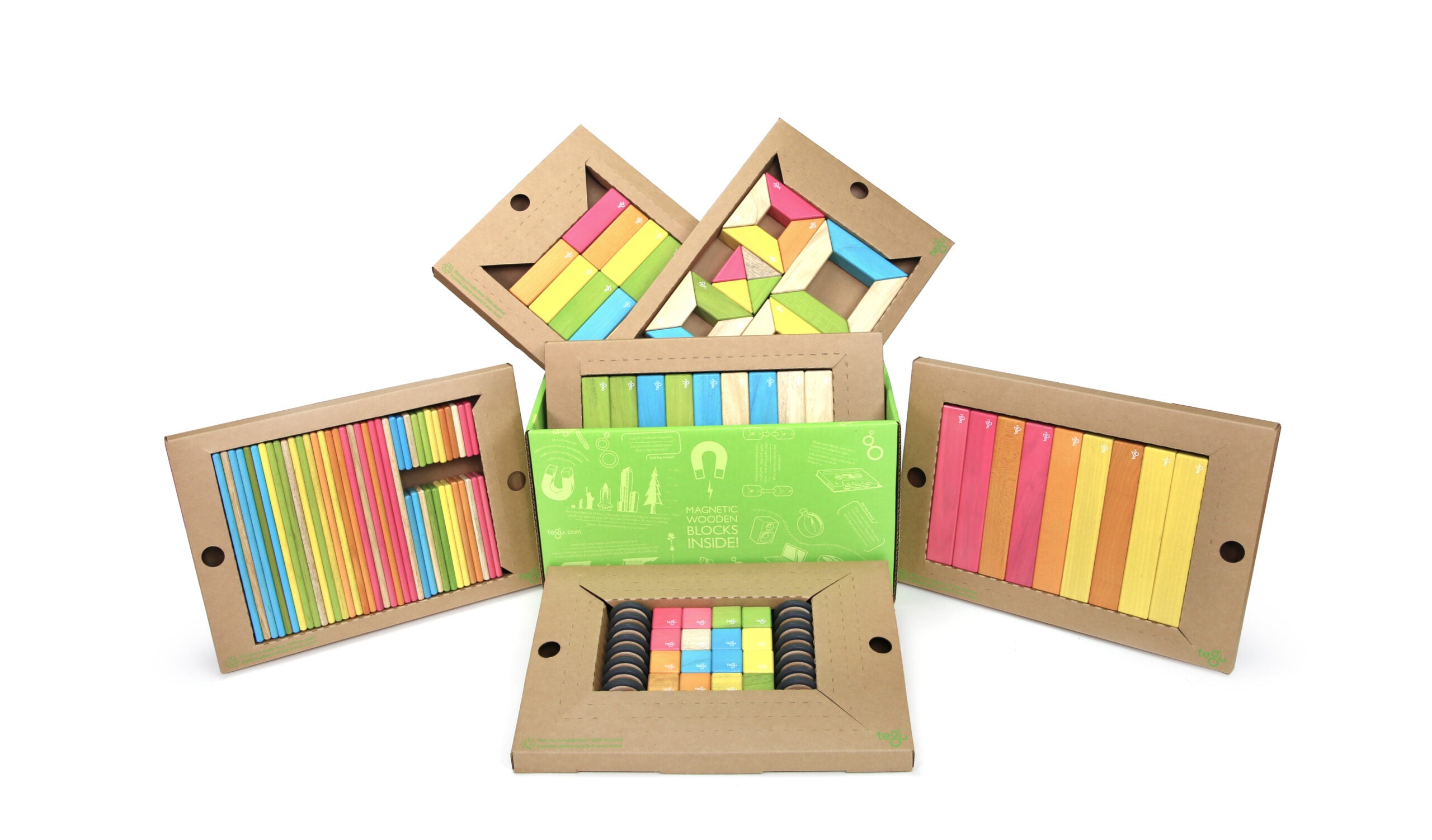 Tegu Magnetic Blocks Colors
