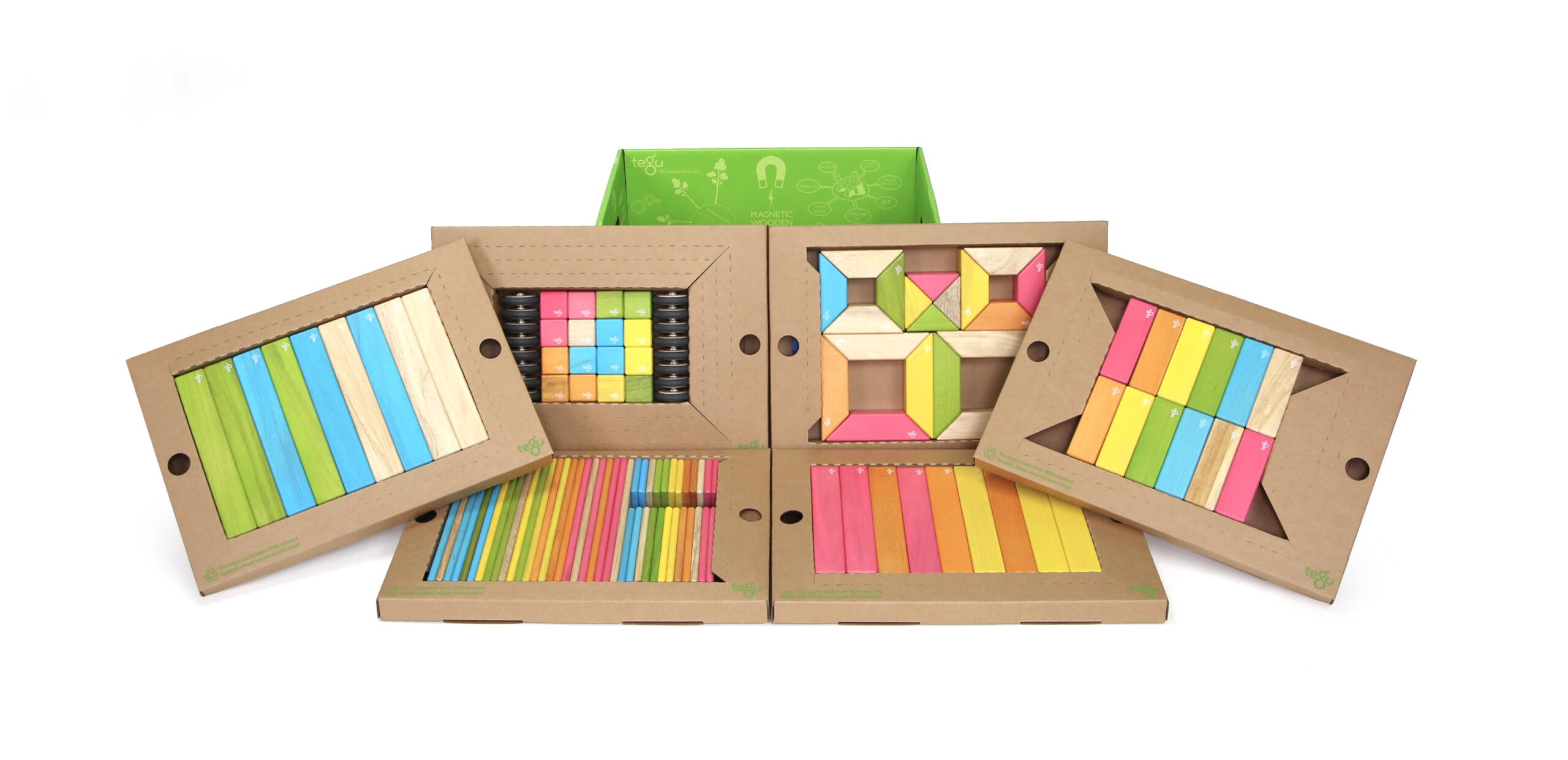 Tegu Magnetic Blocks Colors