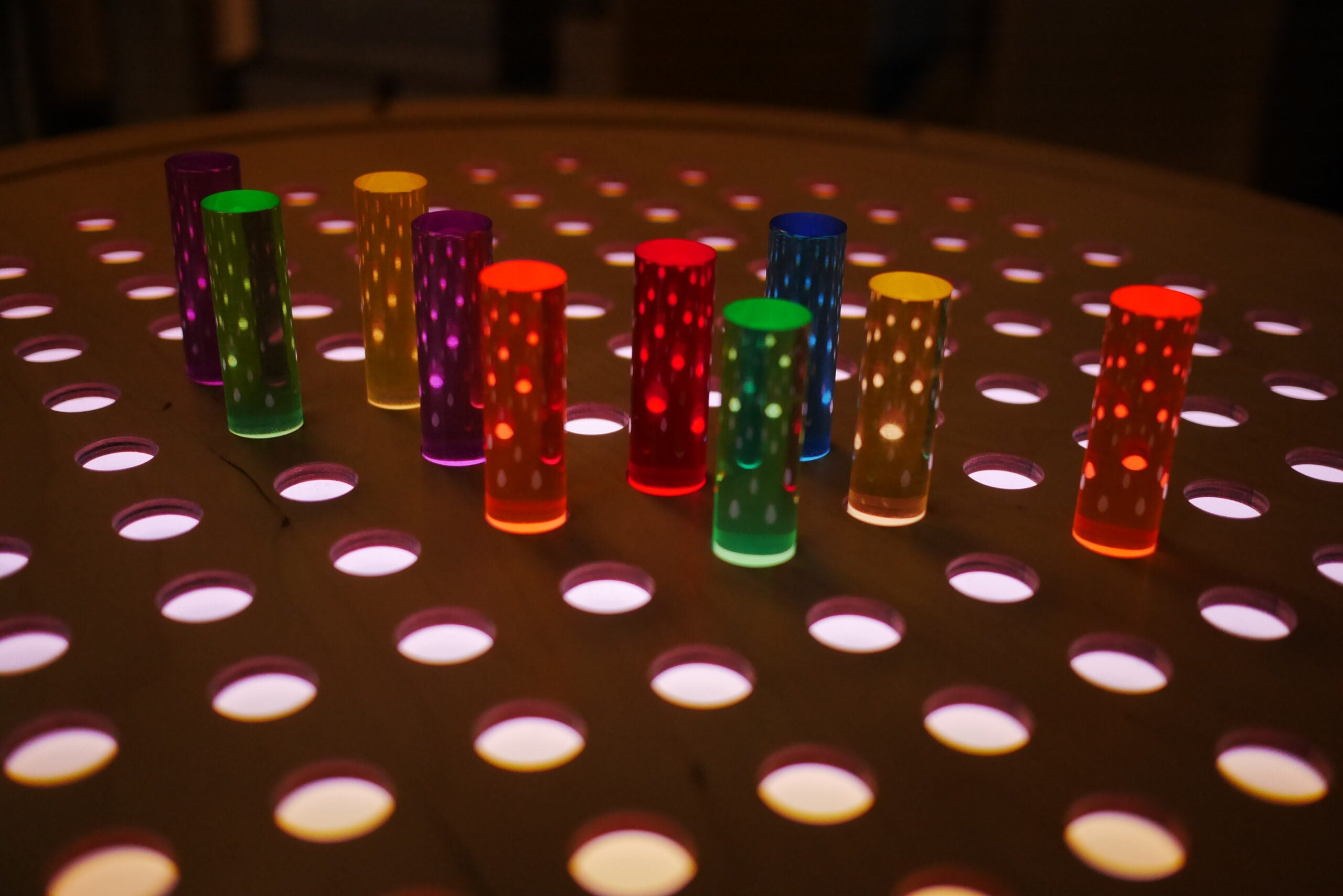 Light Lab Rainbow Pegboard Set