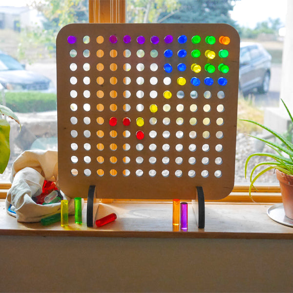 Rainbow Pegboard