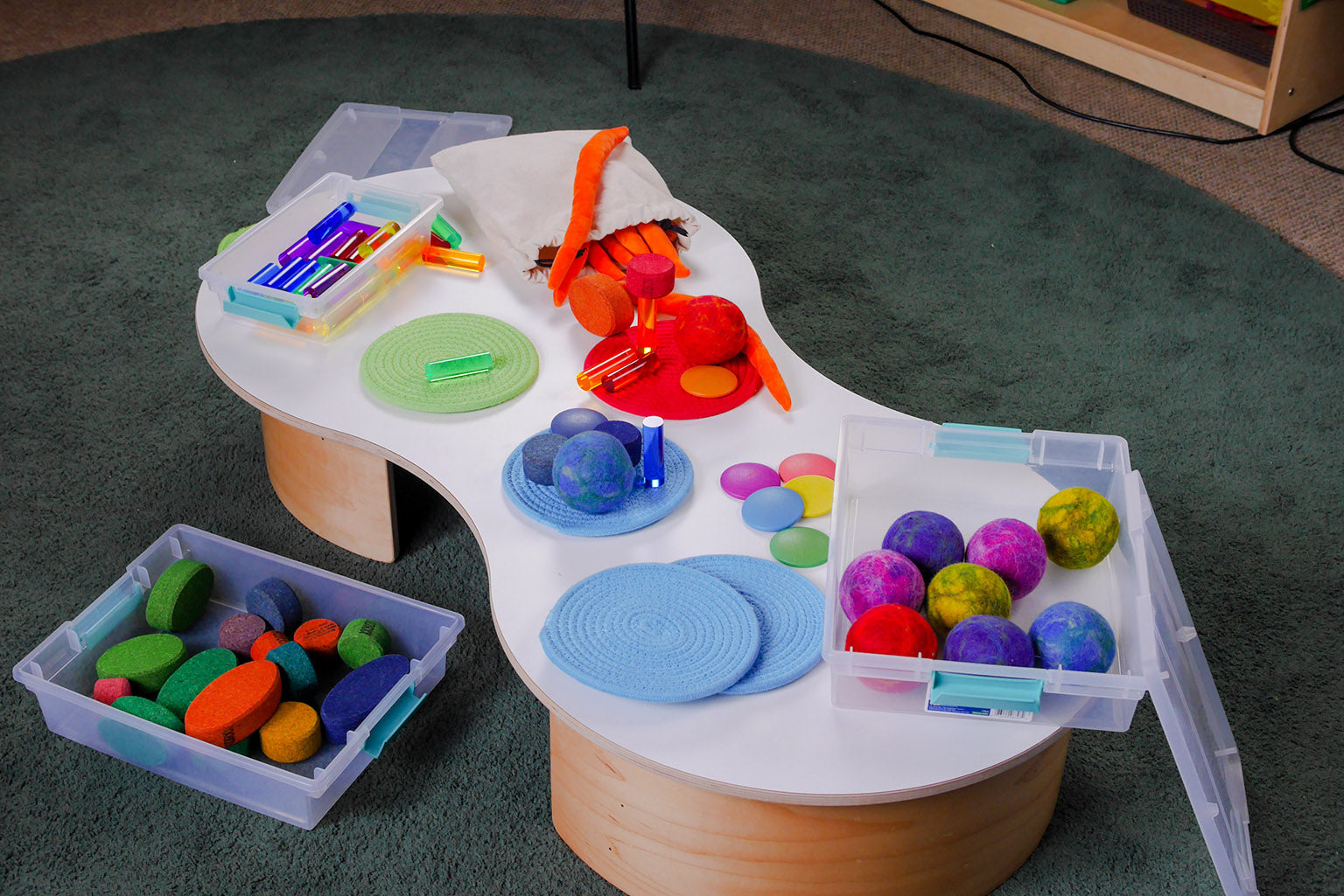 Loose Parts Color Mix For Toddlers