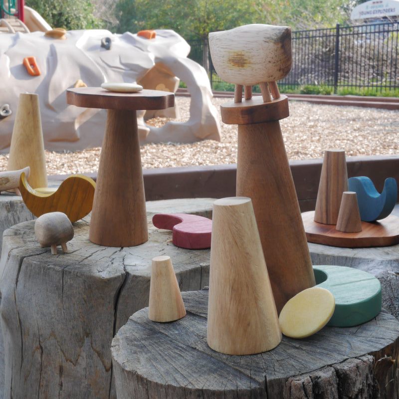 Wooden Stacking Cones