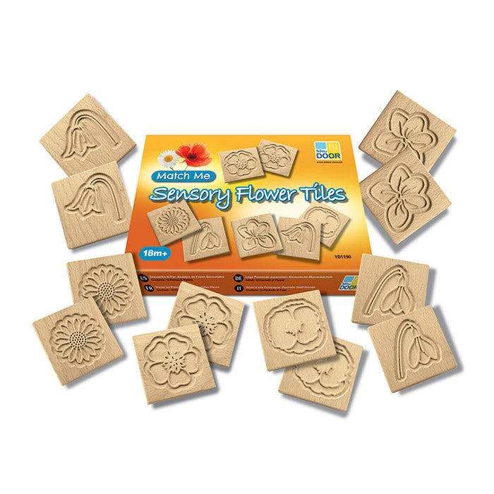 Sensory Flower Matching Tiles