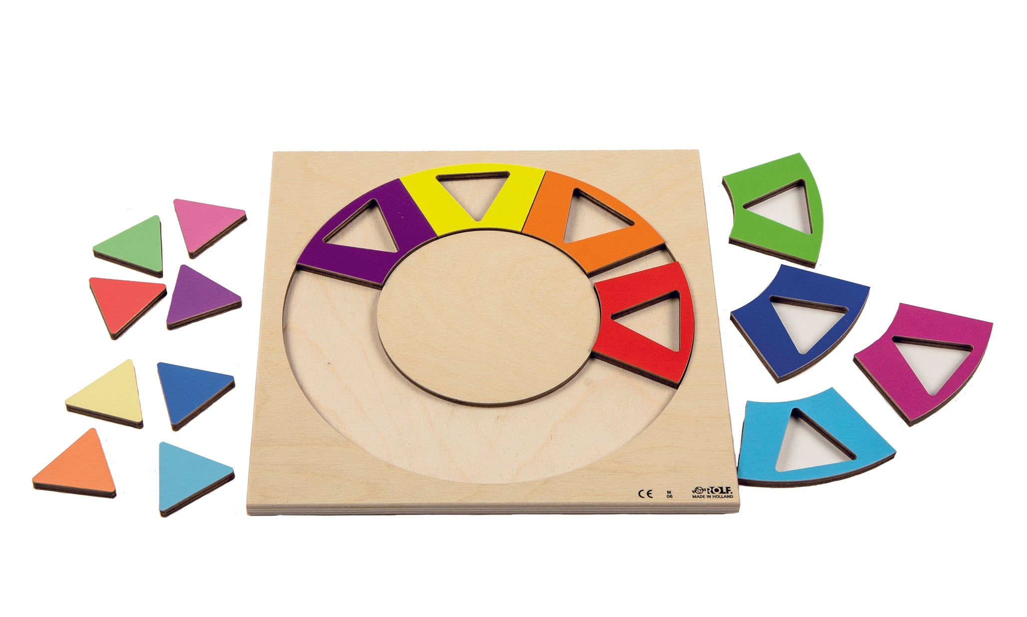 171522 Rainbow Circle Relief Puzzle