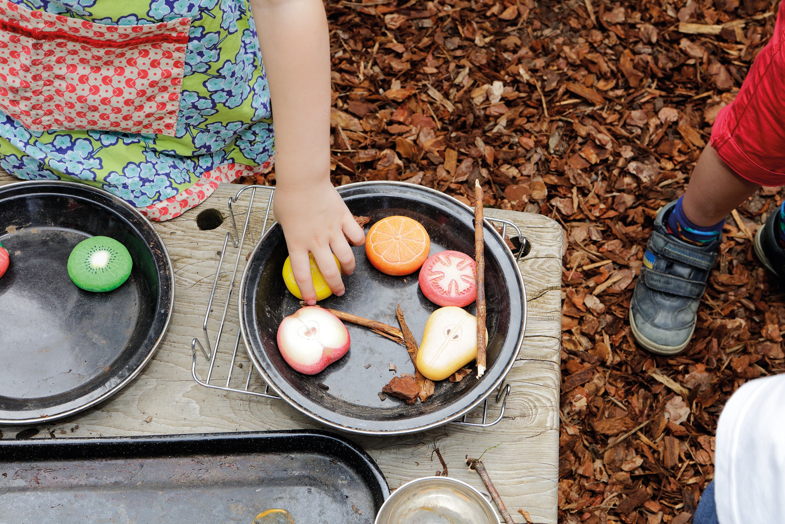 Vegetable & Fruit Sensory Play Stones 2