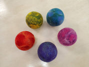 Marbled Color Wool Balls