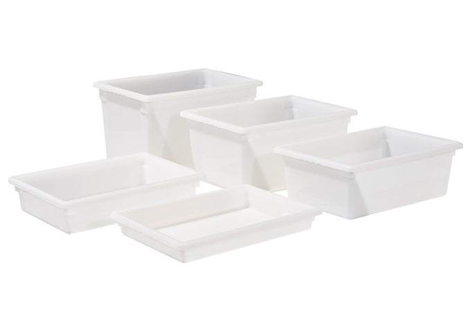 High quality sensory bin with lid used for storage and play activities in learning environments