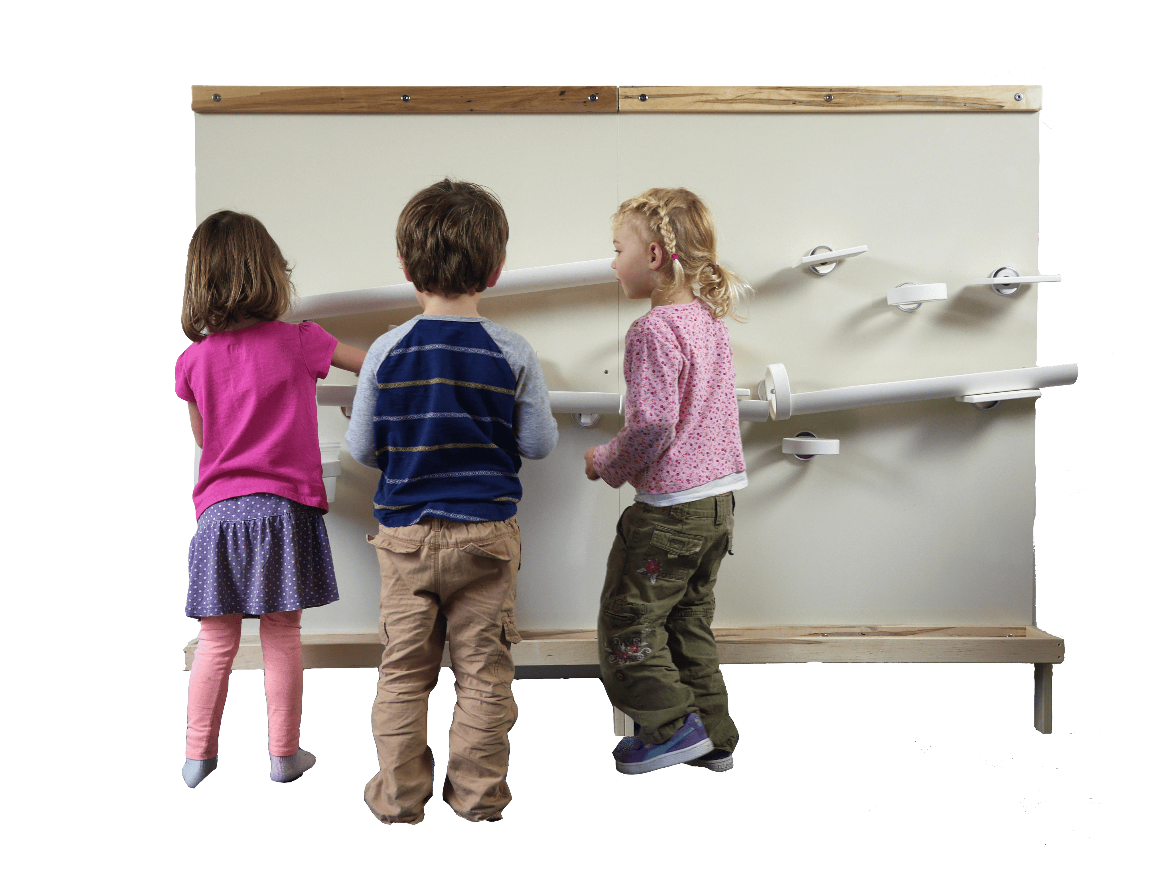 Children exploring airflow and motion with Wind and Wonder Bundle educational tools