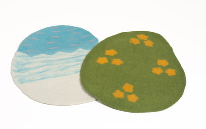 Felted Wool Play Mats