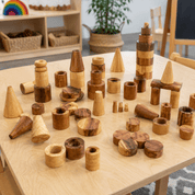 Handcrafted Wooden Loose Parts Collection