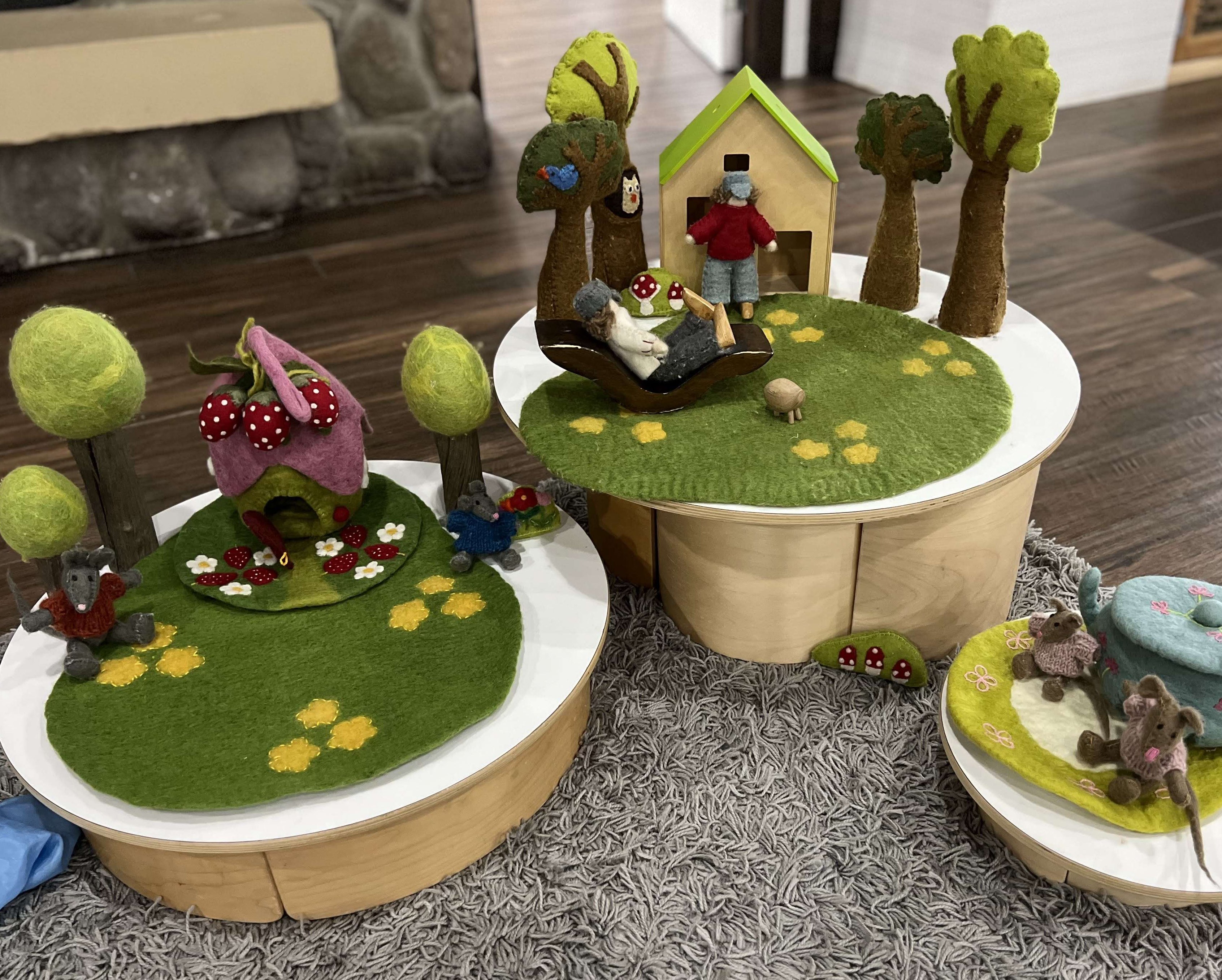 Wool Playscape Mats