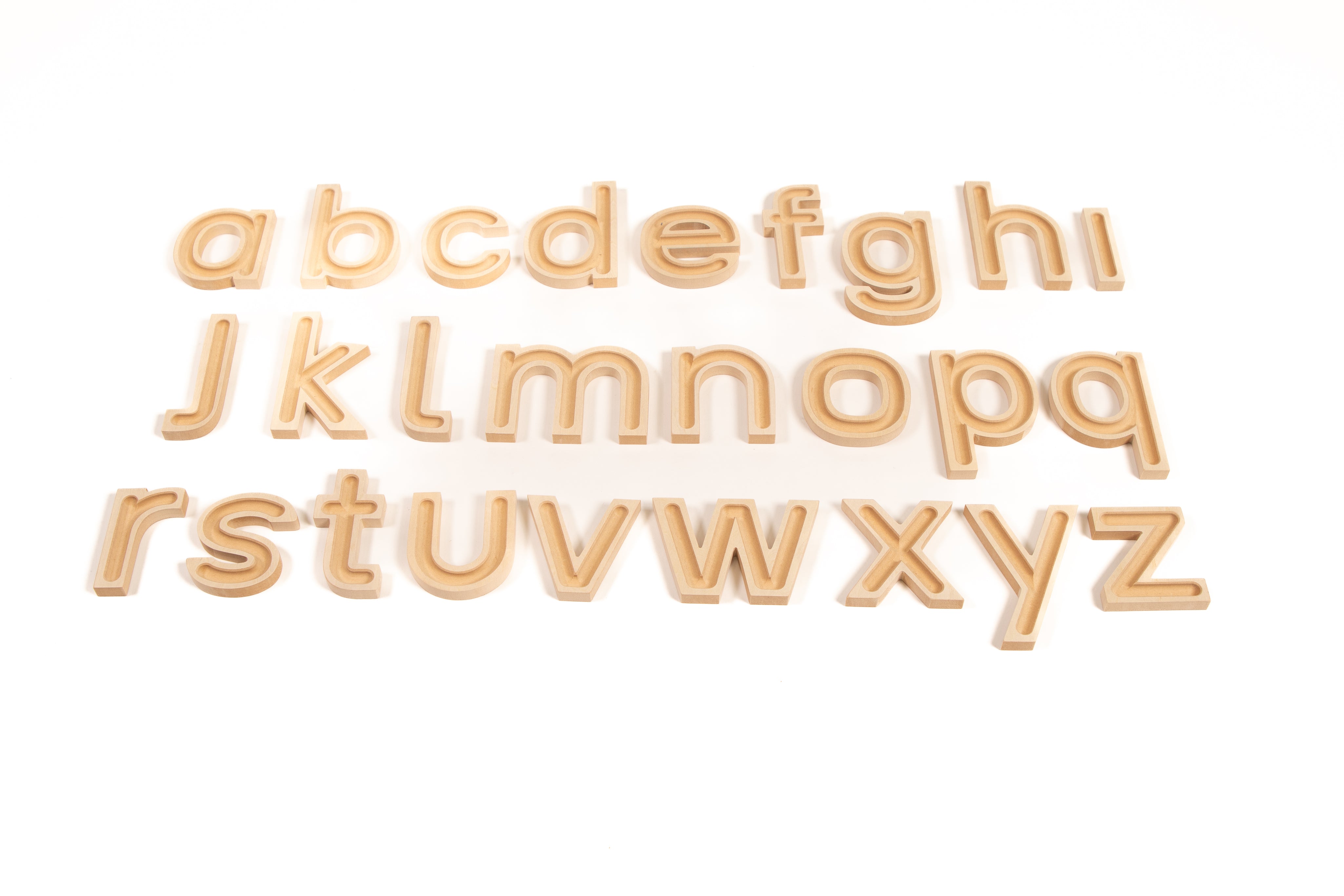 Lowercase Sensory Letters