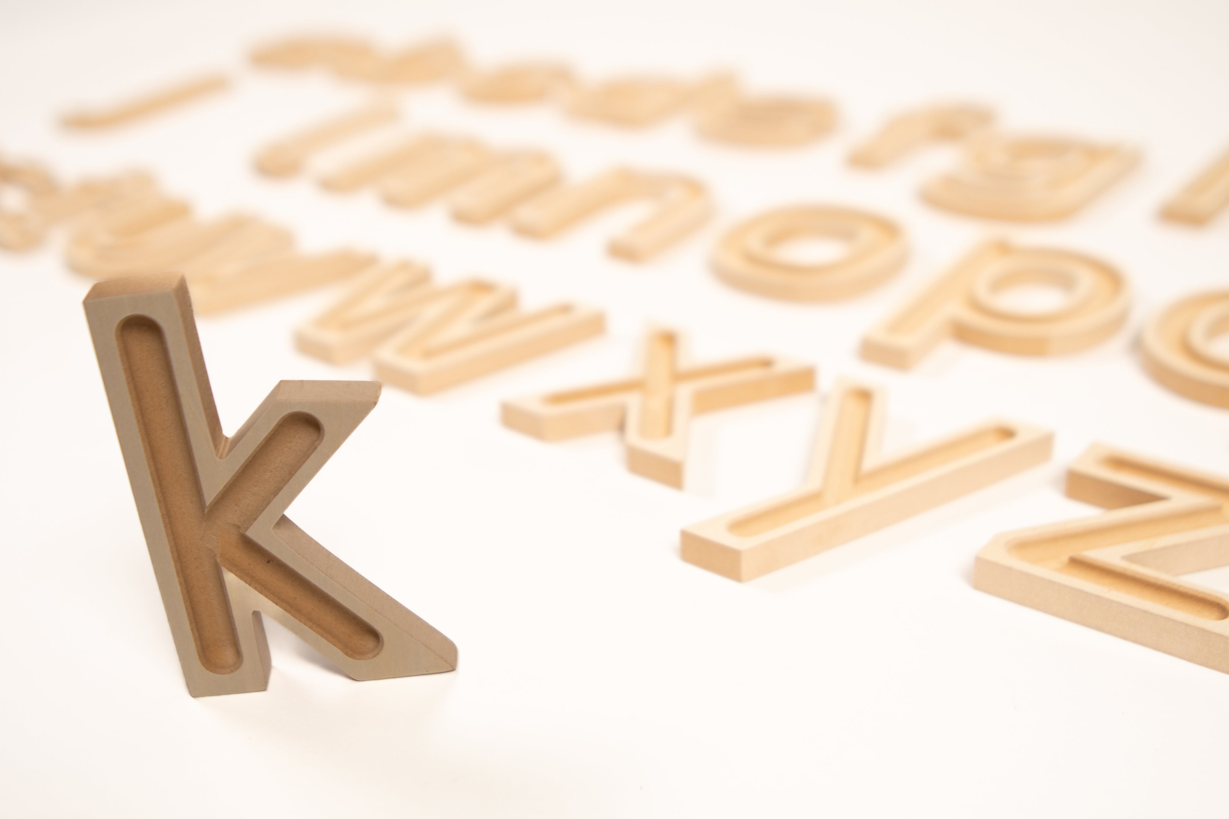 Lowercase Sensory Letters