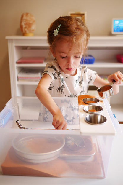 At Home Sensory Box - Sand Exploration