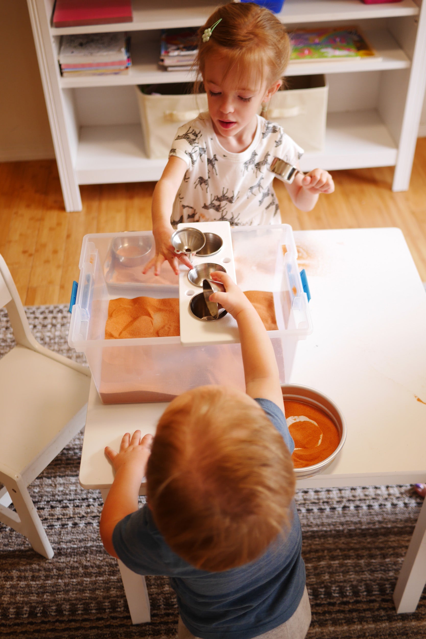 At Home Sensory Box - Sand Exploration