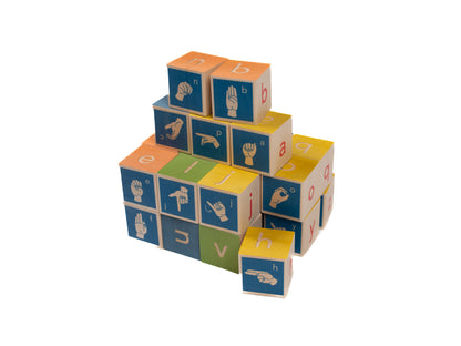 Sign Language Alphabet Blocks