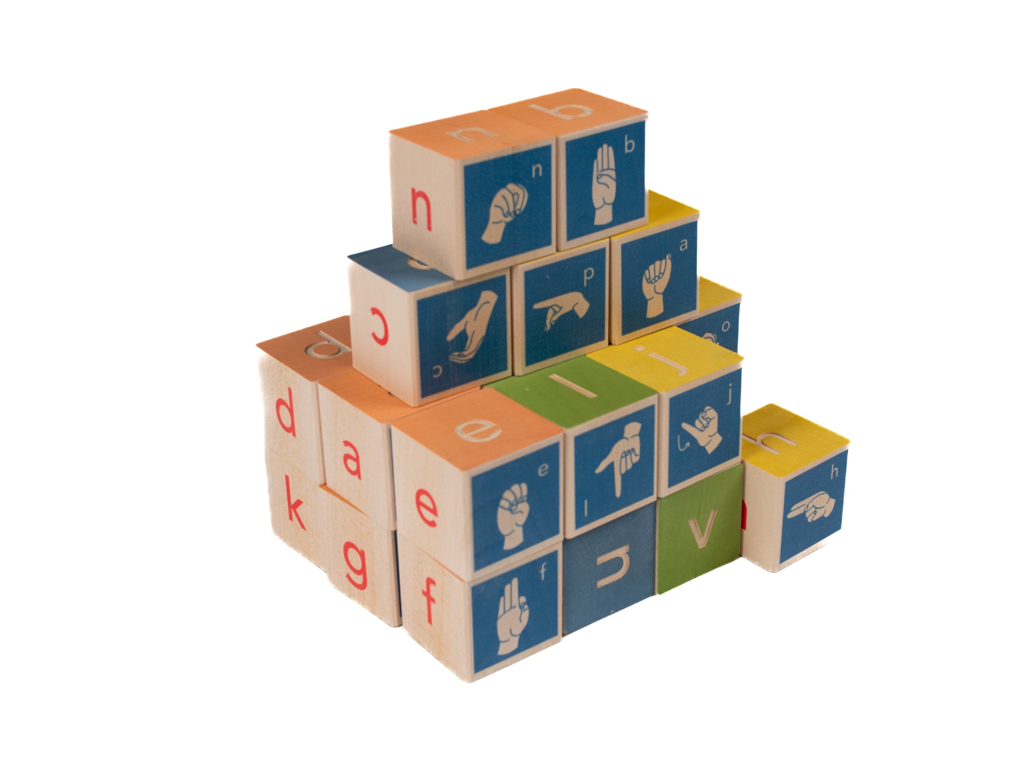 Sign Language Alphabet Blocks