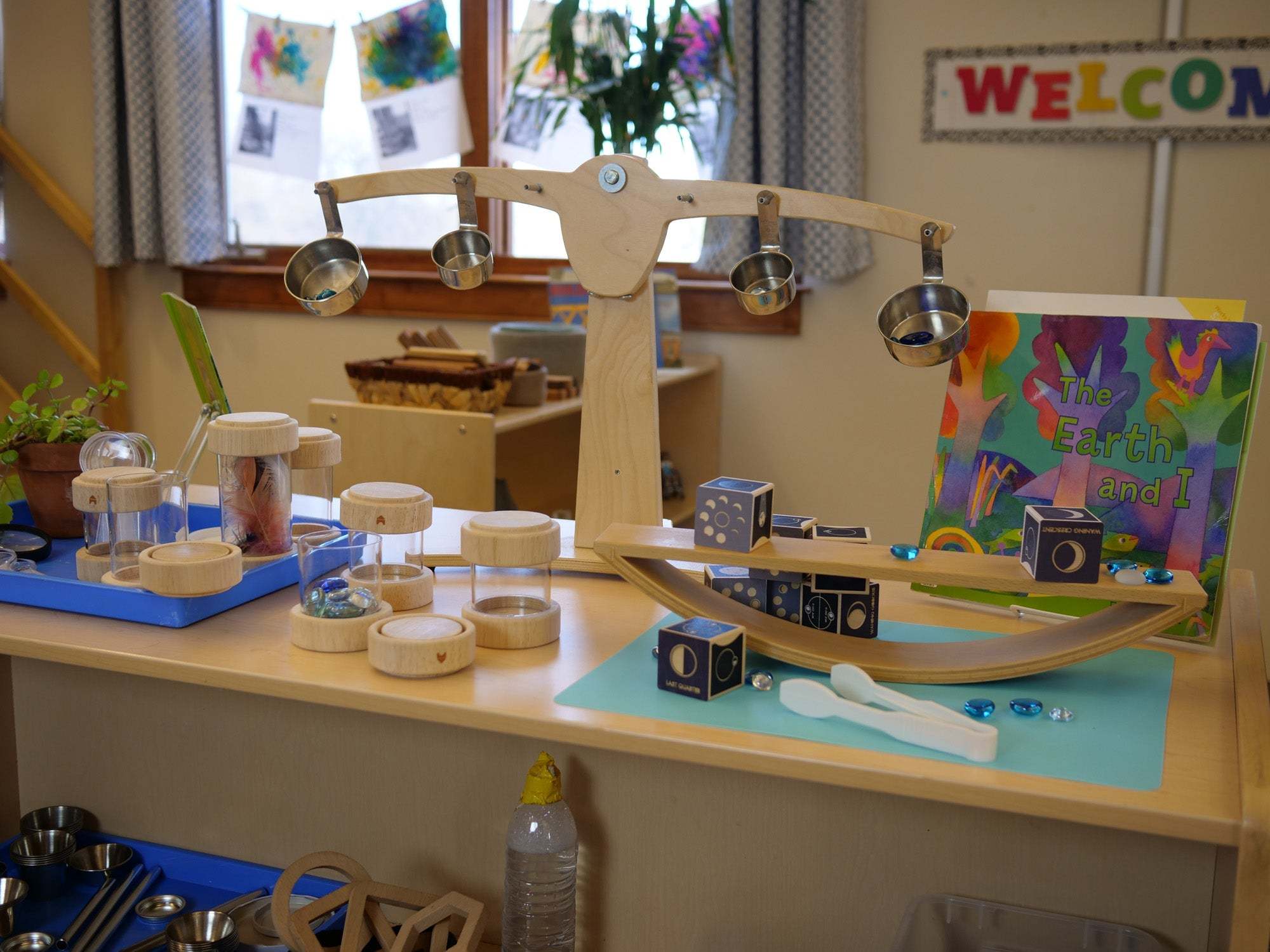 Kodo's balance wooden STEM toy teaching weight distribution and critical thinking for children