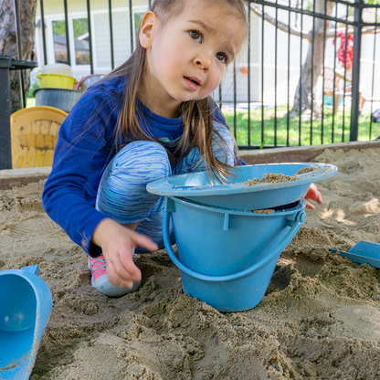 blue bucket