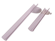 Clear Ramp Set for kids to explore motion with transparent ramps and rolling objects