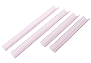 Clear ramp set for kids' hands-on play with slopes and transparent material showing motion and gravity effects