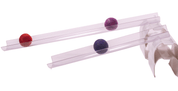 Clear Ramp Set for kids to explore gravity and motion with transparent slopes and inclines.