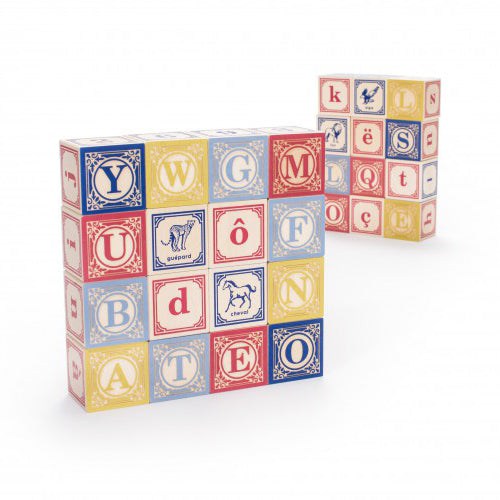 French Block French ABC Blocks for Language Learning - Kodo Kids