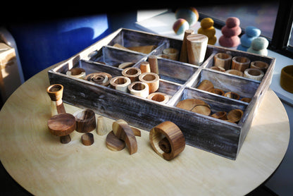 Handcrafted Wooden Loose Parts Collection