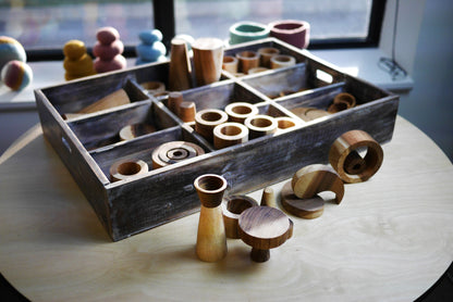 Handcrafted Wooden Loose Parts Collection