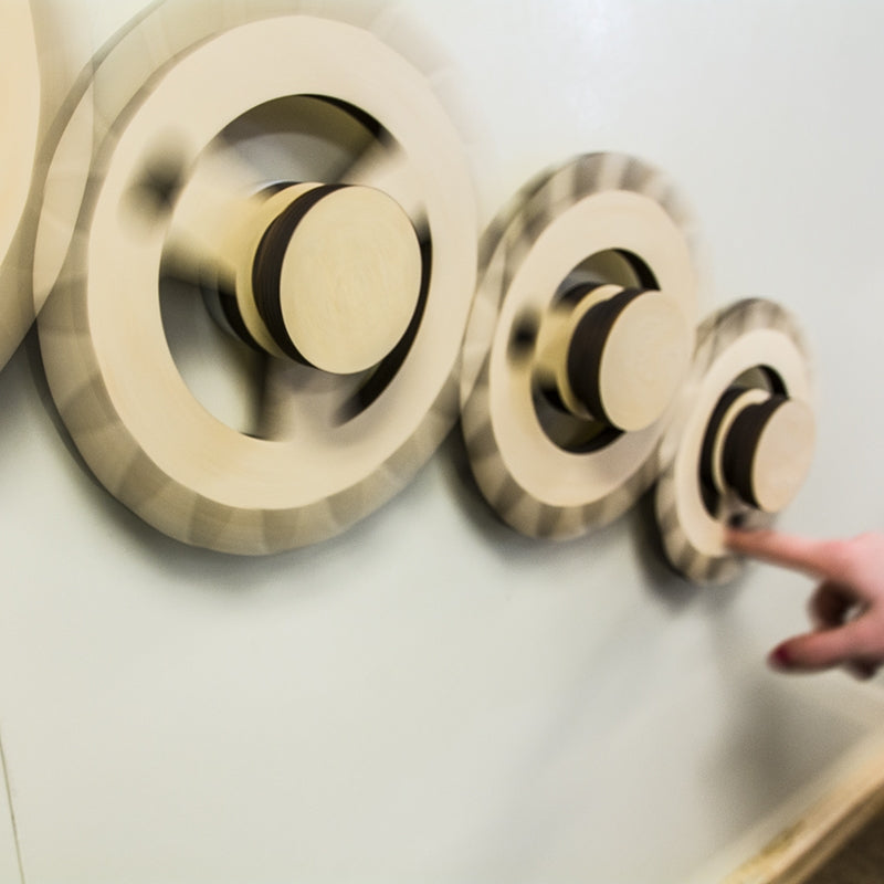 Magnet Wall Wooden Gears