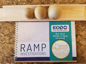 Wind Tunnel Investigations Book cover with inquiry-based activity descriptions for investigative play using Kodo products