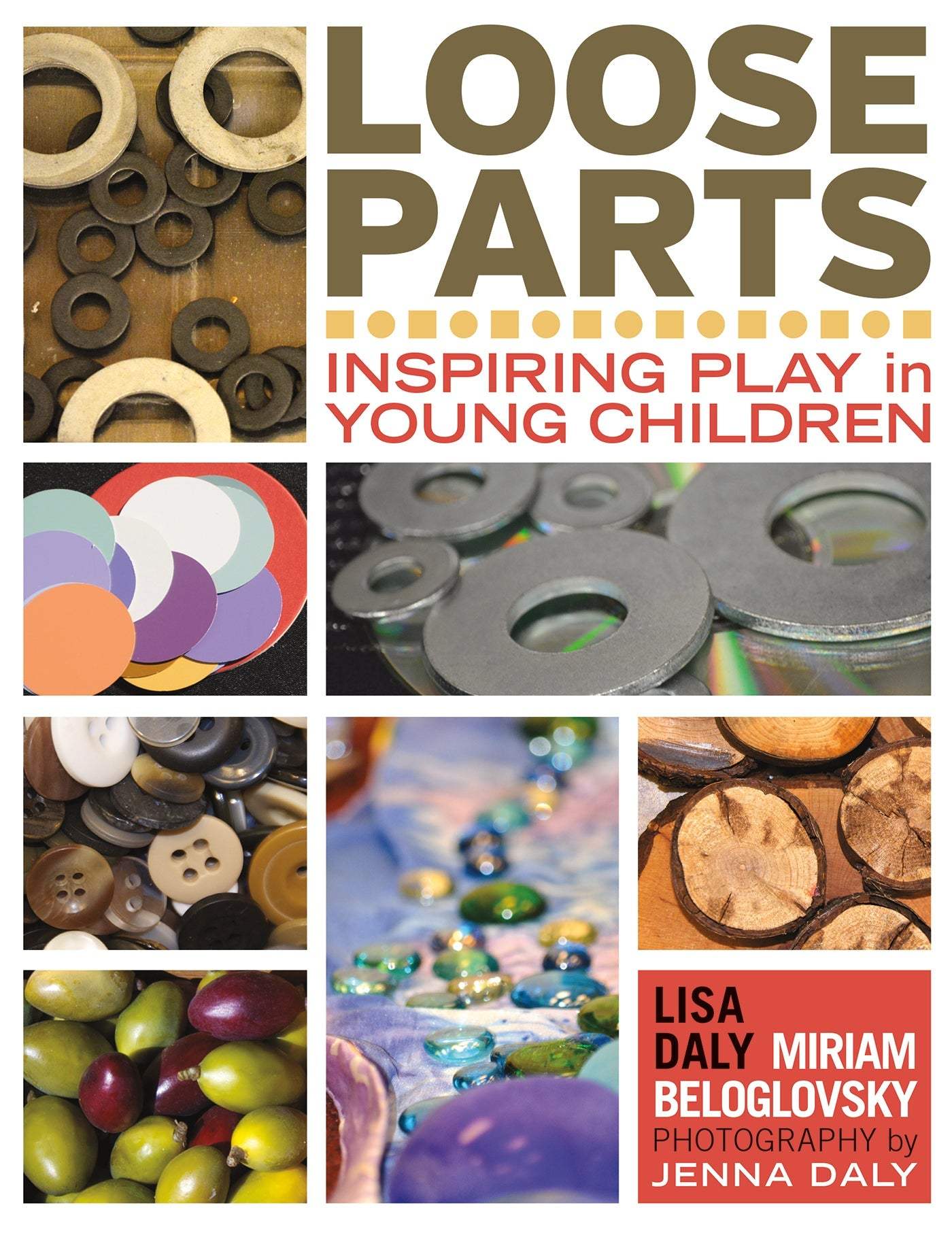 Children playing with various loose parts in an early childhood classroom setting