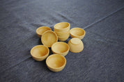 Kodo's Loose Parts Natural Mix with 128 wooden pieces for toddlers' creative play
