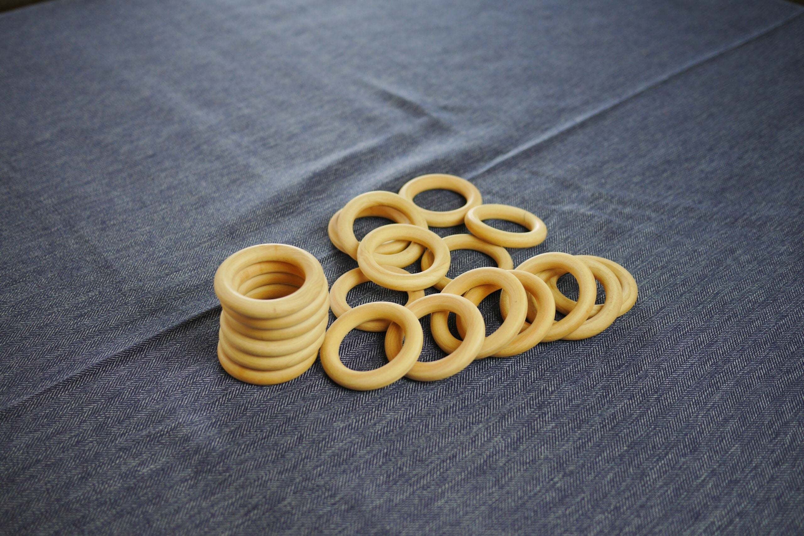 Loose Parts Natural Mix wooden pieces for toddler play and exploration