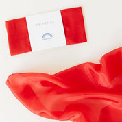 Colorful Mini Playsilks flowing in the Kodo Wind Tunnel for sensory play