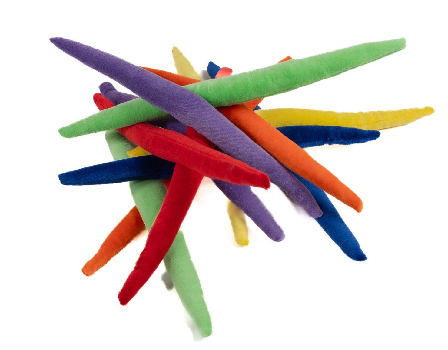 Colorful Rainbow Cloth Tails for kids' imaginative play and sensory development