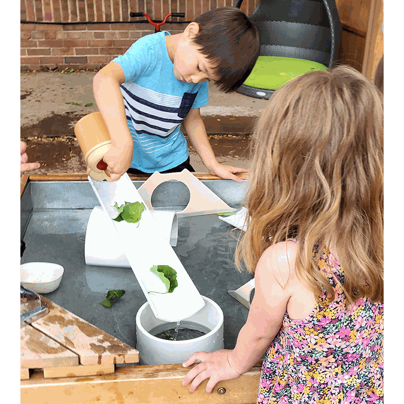 Ramp Starter Set with multi-functional ramps, stands, balls, tunnel, and tube for creative play