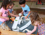 Ramp Starter Set with multi-functional ramps, stands, balls, and tunnel for creative play and problem-solving