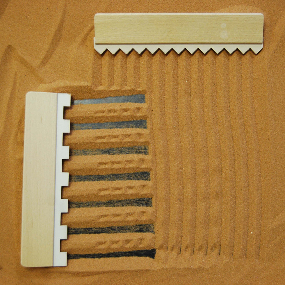 White Sand Rake Pattern Sand Rakes for Outdoor Play - Kodo Kids