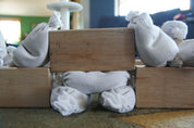 Children playing with flexible sandbags for creative building and spatial learning