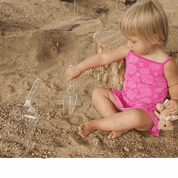 Heavy-duty exploration scoops with ergonomic handles for sensory play in sand and water