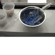 Heavy-duty exploration scoops with ergonomic handles for indoor and outdoor sensory play