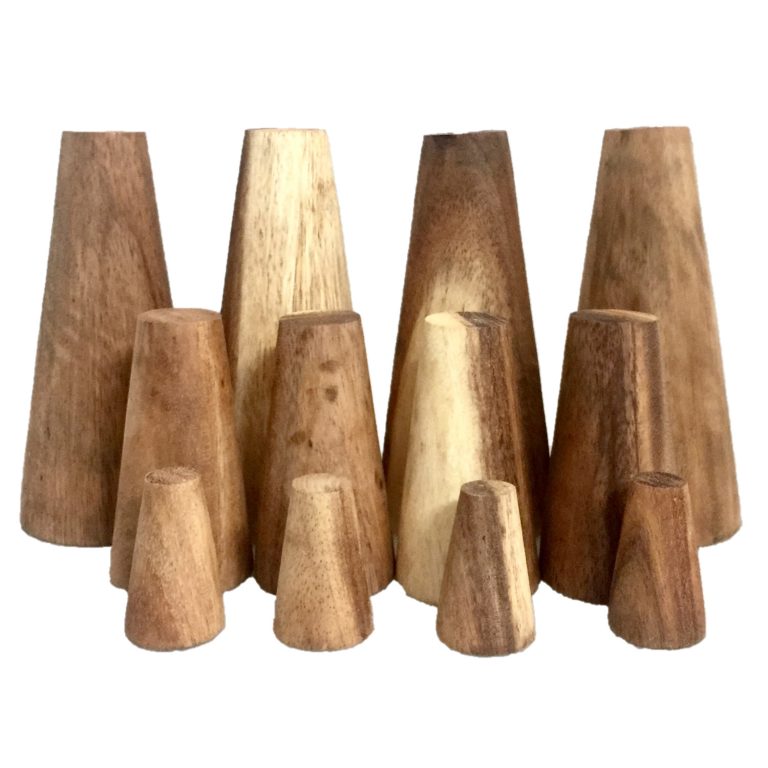 Wooden Stacking Cones