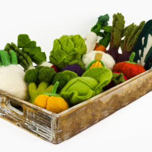 Papoose Wool Vegetables Crated Set (1)