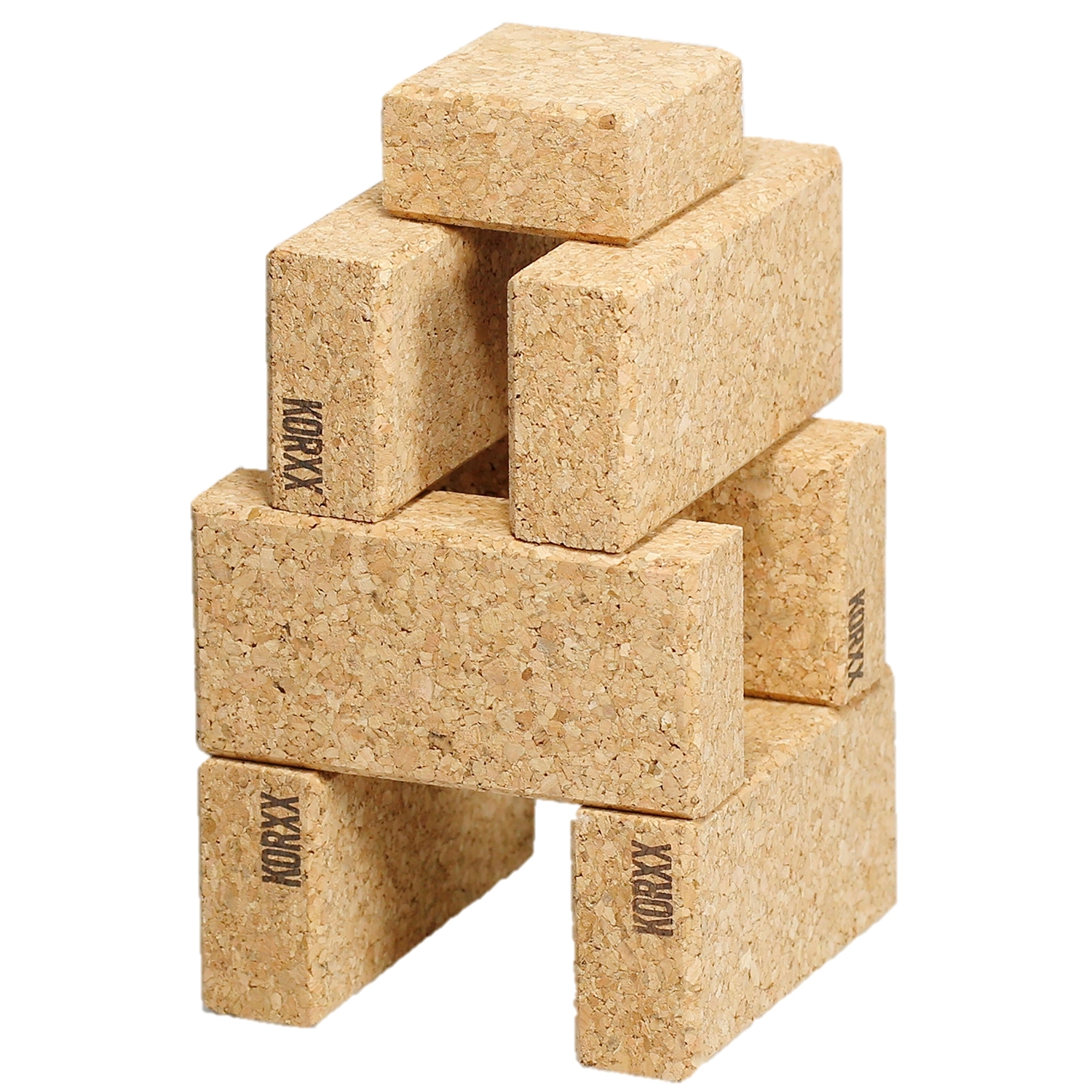 Cork Building Blocks for Kids - 20 Piece Set - CorkHouse