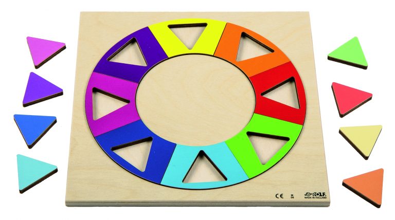 171522 Rainbow Circle Relief Puzzle