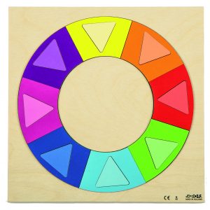 171522 Rainbow Circle Relief Puzzle