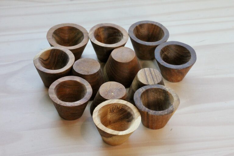 Mini Wooden Bowls
